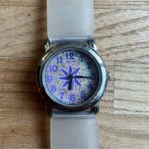 Timex girls floral glitter fashion watch NEW BATTERY